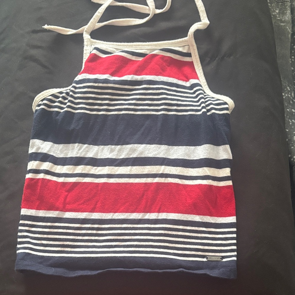 Hollister Kids Striped Camisole - Red, Navy, and White